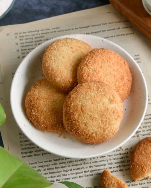 Desi ghee coconut cookies