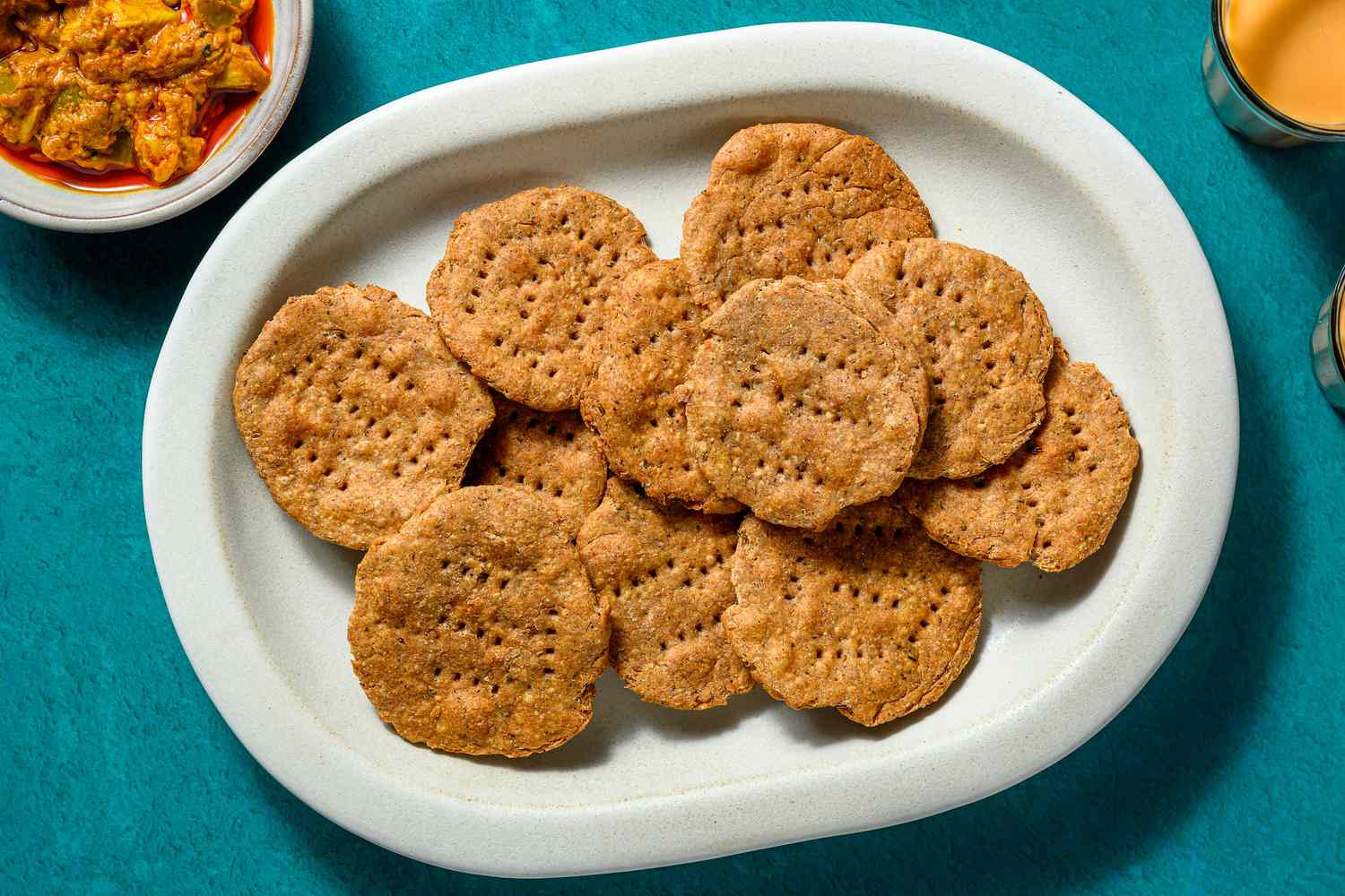 Baked Peanut Mathri